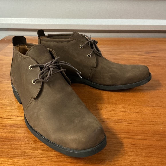 Timberland Men Earthkeepers Chocolate Leather Casual Walking Chukka Boot Size 11 - Picture 1 of 12